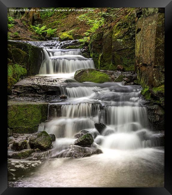  Lumsdale Falls Framed Print by K7 Photography