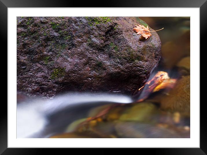 A Breath from the Edge Framed Mounted Print by Mike Dawson