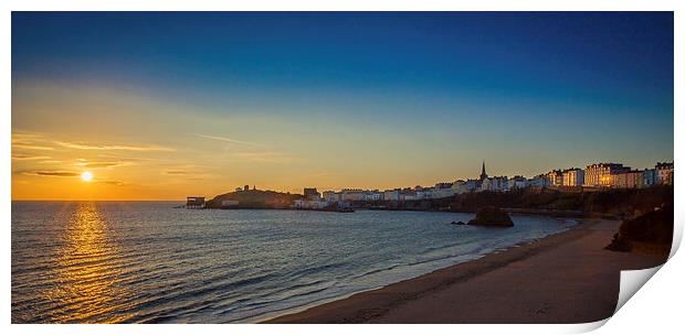  Tenby Harbour Sunrise, Tenby Pembrokeshire Print by Meurig Pembrokeshire