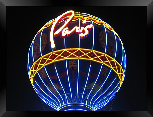 Paris Hotel Balloon Framed Print by Jon Kondrath
