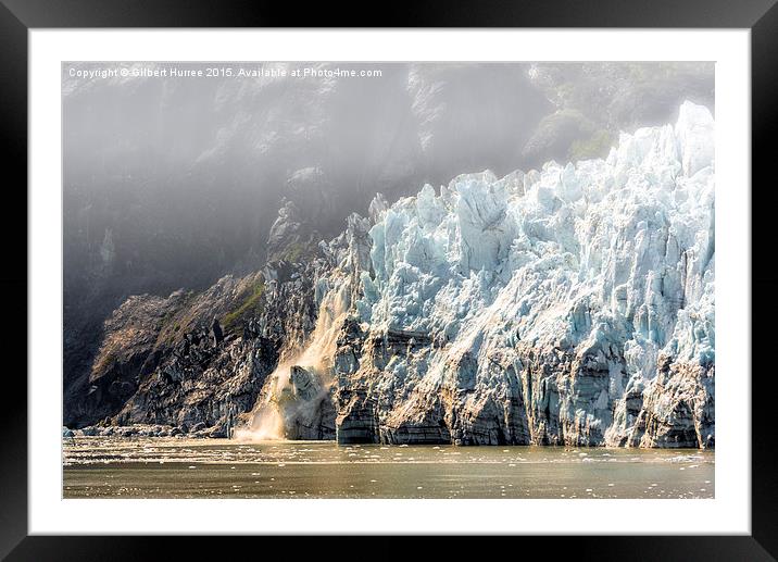 Glacier Bay Alaska Framed Mounted Print by Gilbert Hurree