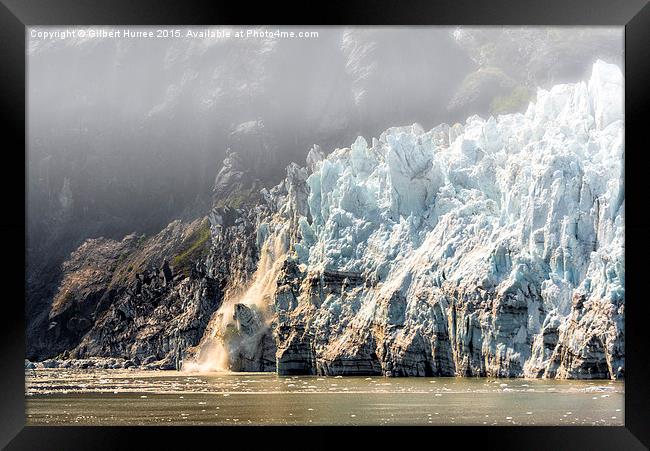  Glacier Bay Alaska Framed Print by Gilbert Hurree