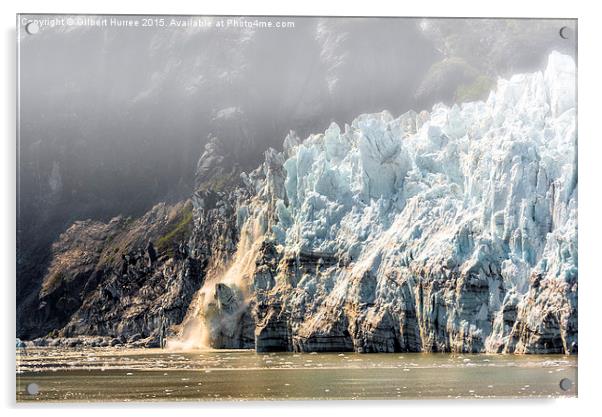  Glacier Bay Alaska Acrylic by Gilbert Hurree