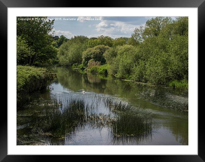  River Stour Framed Mounted Print by Phil Wareham