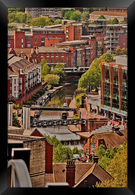Birmingham Canal Navigation  Framed Print by Jack Jacovou Travellingjour