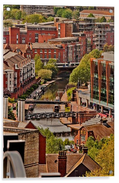 Birmingham Canal Navigation  Acrylic by Jack Jacovou Travellingjour