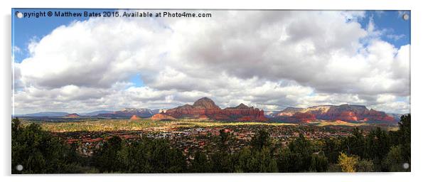 Arizona View Acrylic by Matthew Bates