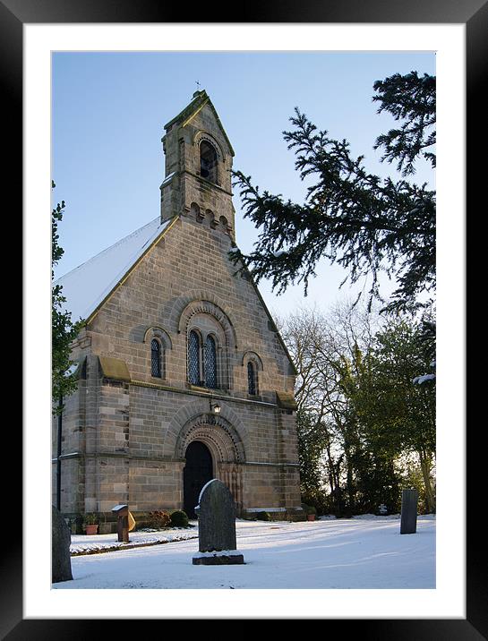 Holy Trinity Church, Anslow Framed Mounted Print by Pete Holloway