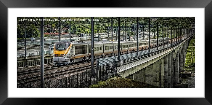  Eurostar Raillink Framed Mounted Print by mark sykes