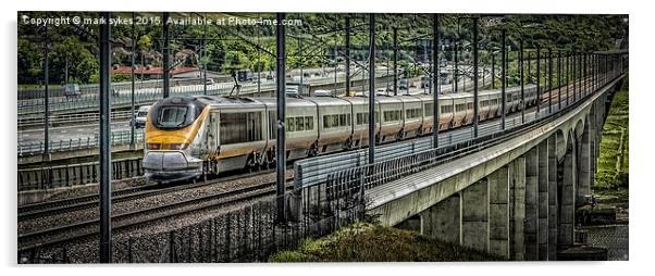  Eurostar Raillink Acrylic by mark sykes