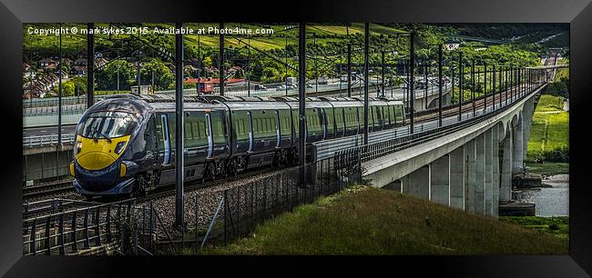 Javelin Highspeed 1 Framed Print by mark sykes