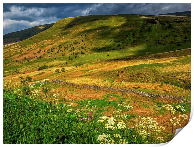 Brecon Beacons, Wales, UK Print by Mark Llewellyn
