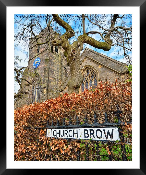  St Laurence's Church, Chorley Framed Mounted Print by Jason Connolly