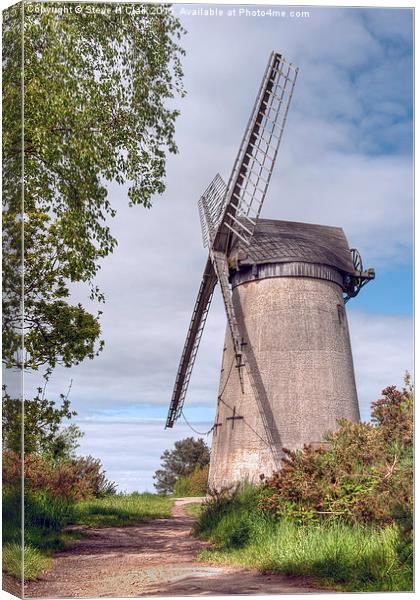  Bidston Windmill Canvas Print by Steve H Clark