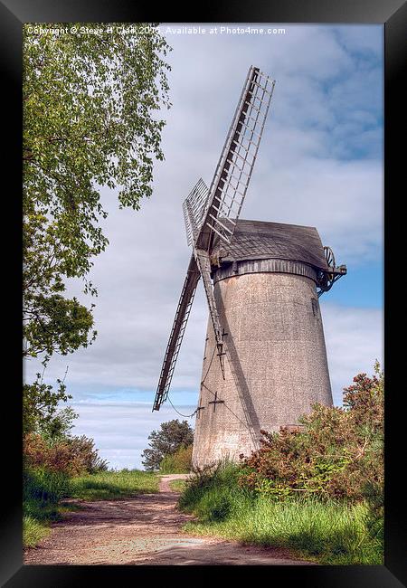  Bidston Windmill Framed Print by Steve H Clark
