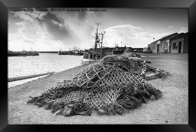 Port Seton Harbour Framed Print by Keith Thorburn EFIAP/b