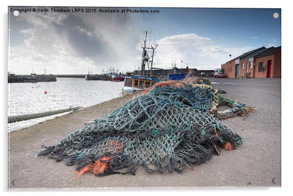 Port Seton Harbour Acrylic by Keith Thorburn EFIAP/b