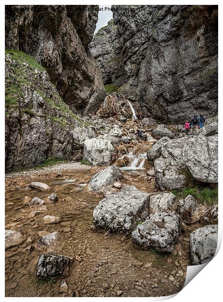  Goredale Scar Waterfall Print by David Hirst