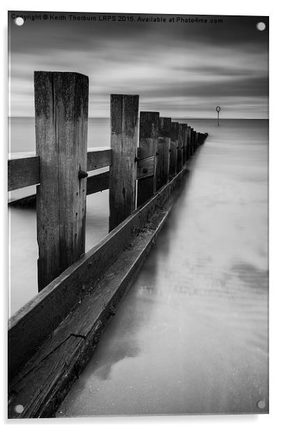 Portobello Beach Acrylic by Keith Thorburn EFIAP/b