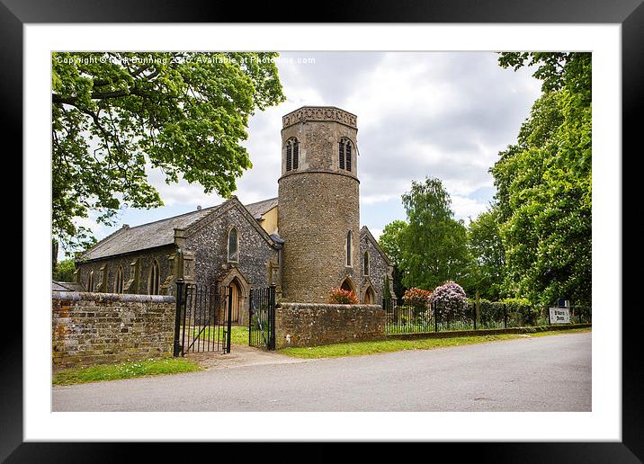 St Marys Watton Framed Mounted Print by Mark Bunning