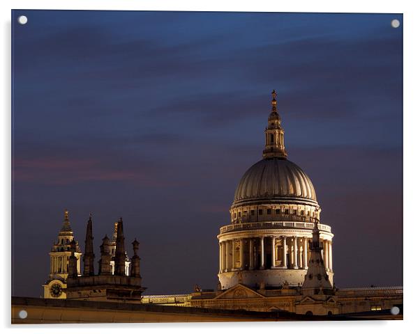 St Pauls Acrylic by Victor Burnside