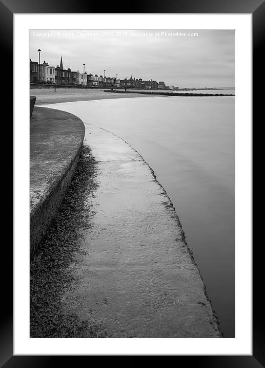 Portobello Beach Framed Mounted Print by Keith Thorburn EFIAP/b