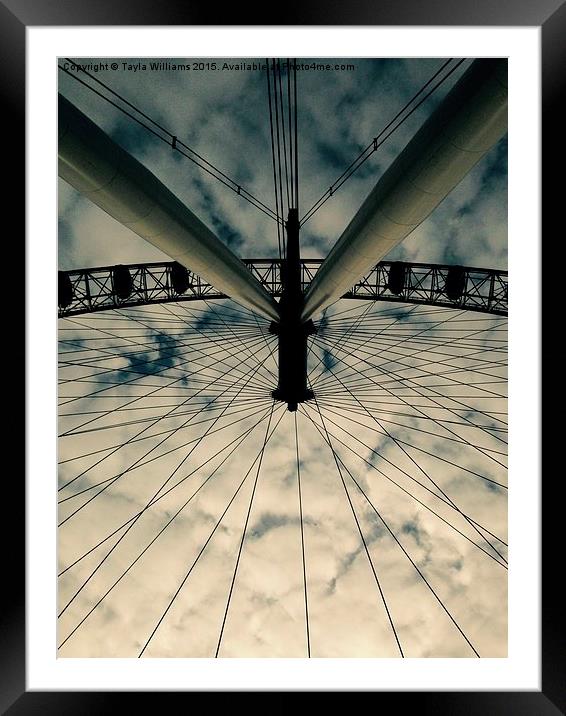  The Big Wheel Framed Mounted Print by Tayla Williams