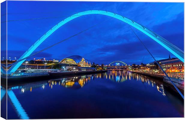 Millennium in Blue Canvas Print by Naylor's Photography