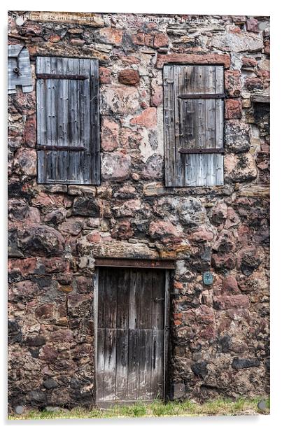 Old Castle Door Acrylic by Keith Thorburn EFIAP/b