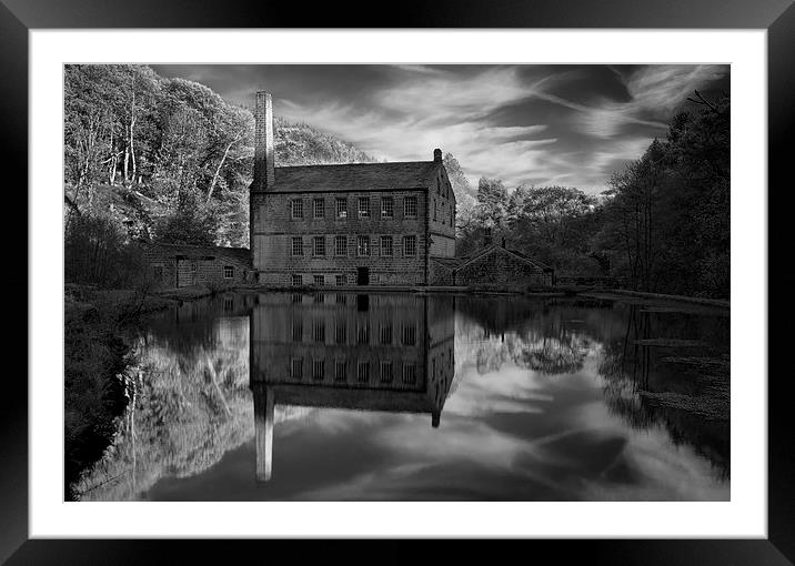 Gibson Mill Reflections  Framed Mounted Print by Darren Galpin