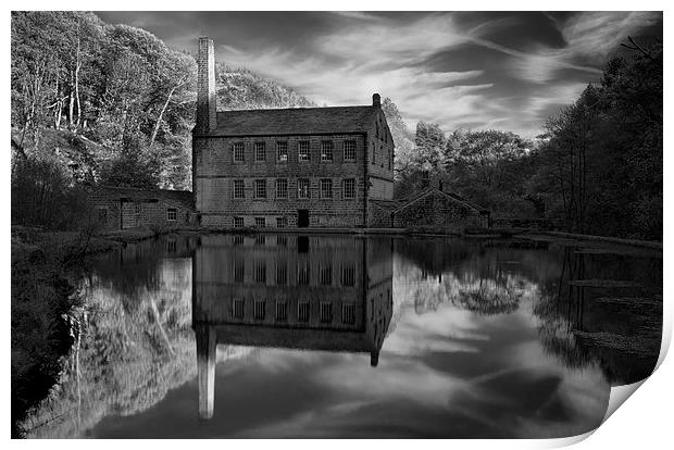 Gibson Mill Reflections  Print by Darren Galpin
