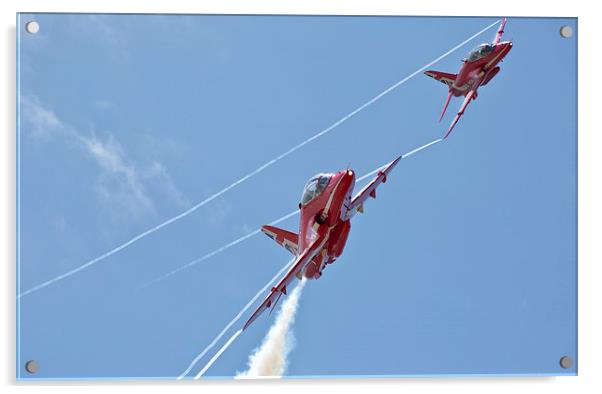  Red Arrows Acrylic by Rory Trappe