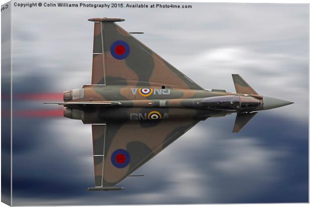  The Battle Of Britain Typhoon - 1 Canvas Print by Colin Williams Photography