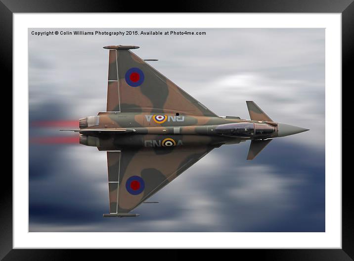  The Battle Of Britain Typhoon - 1 Framed Mounted Print by Colin Williams Photography
