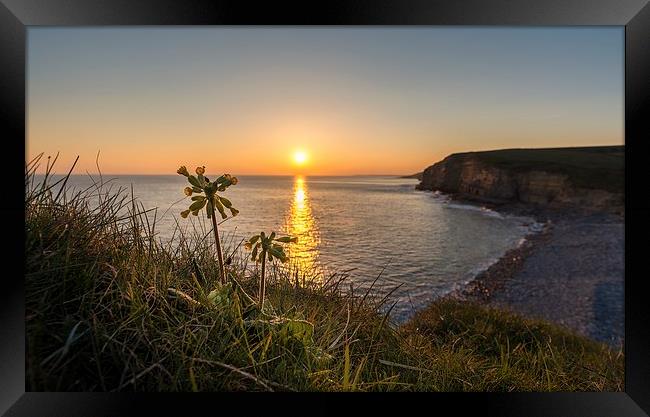  Southerndown Sunset Framed Print by Dean Merry