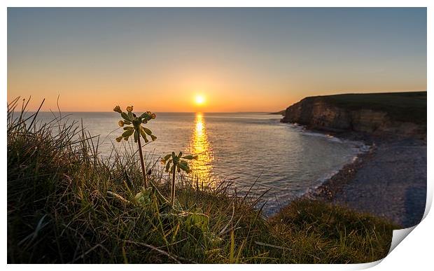  Southerndown Sunset Print by Dean Merry