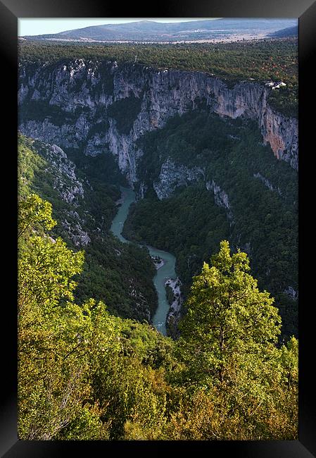  The Gorge du Verdon Framed Print by Jacqi Elmslie