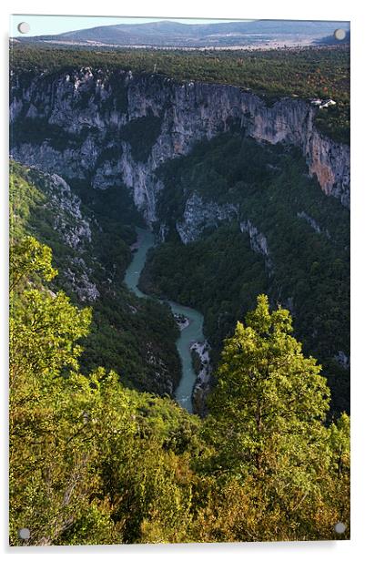  The Gorge du Verdon Acrylic by Jacqi Elmslie