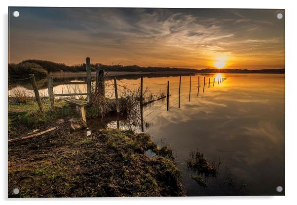  Kenfig Pool Acrylic by Dean Merry