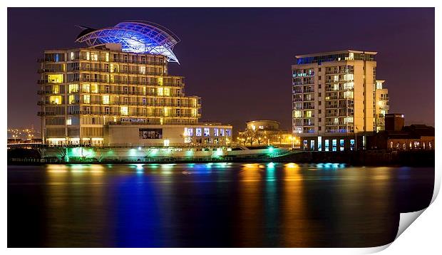  St Davids Hotel, Cardiff Bay Print by Dean Merry
