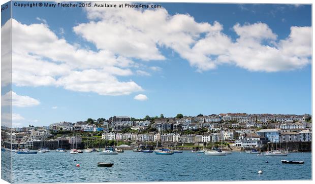 Falmouth, Cornwall Canvas Print by Mary Fletcher