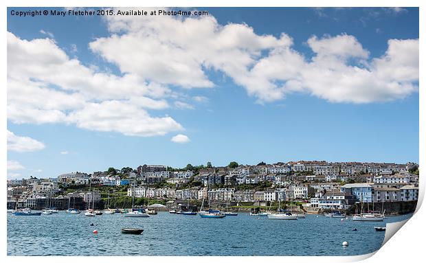 Falmouth, Cornwall Print by Mary Fletcher