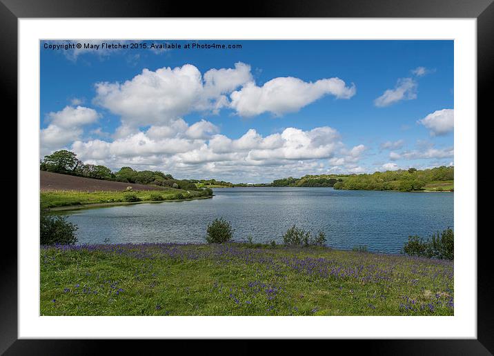  Argal Lake Framed Mounted Print by Mary Fletcher