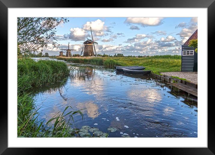 Iconic dutch landscape paint  Framed Mounted Print by Ankor Light