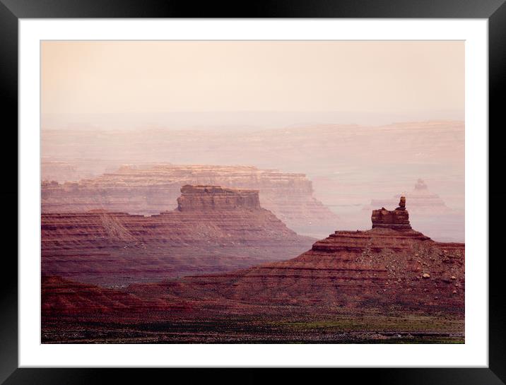  Valley of the Gods Framed Mounted Print by Brent Olson