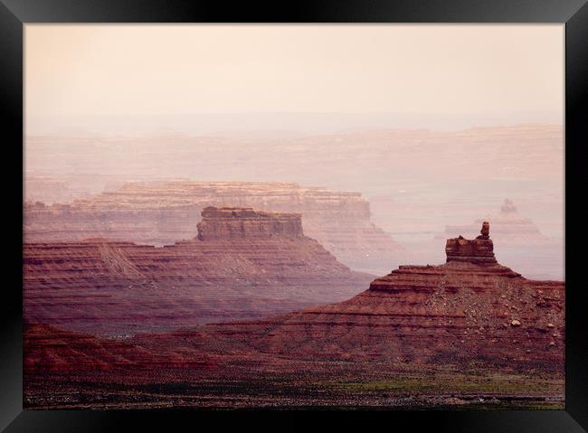  Valley of the Gods Framed Print by Brent Olson