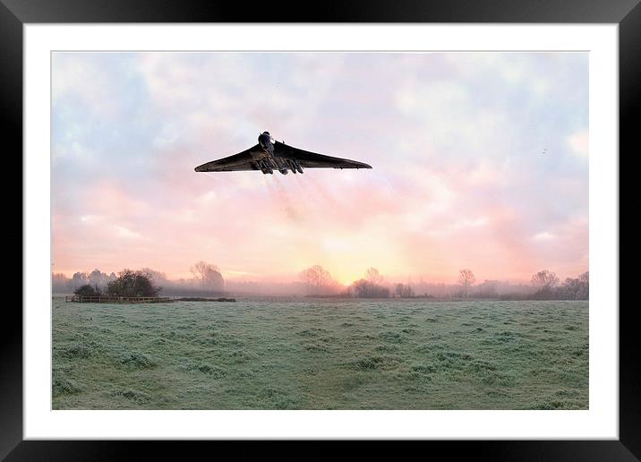 Frosty Vulcan Dawn  Framed Mounted Print by J Biggadike
