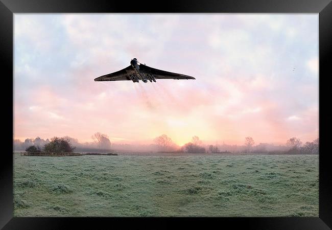 Frosty Vulcan Dawn  Framed Print by J Biggadike