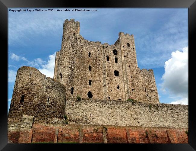  Rochester Castle Framed Print by Tayla Williams