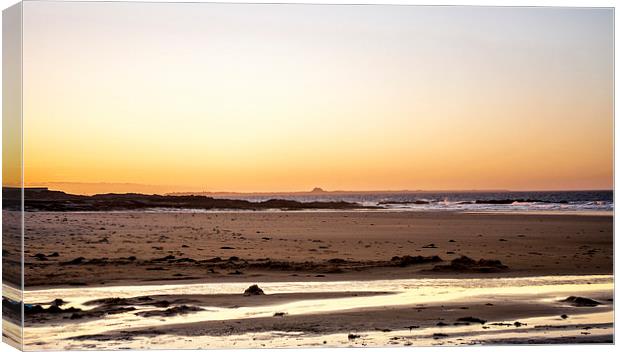  Gold and Silver Sunset Canvas Print by Naylor's Photography